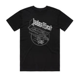Judas Priest - SFV Lineart - Black T-shirt